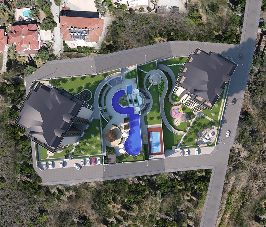 Brand new project in progress in Alanya