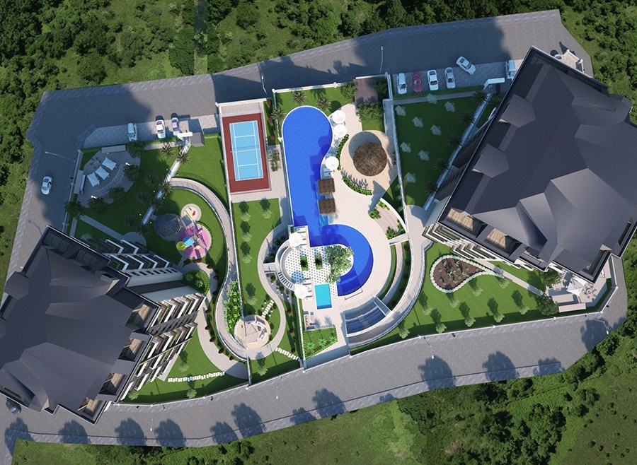 Brand new project in progress in Alanya