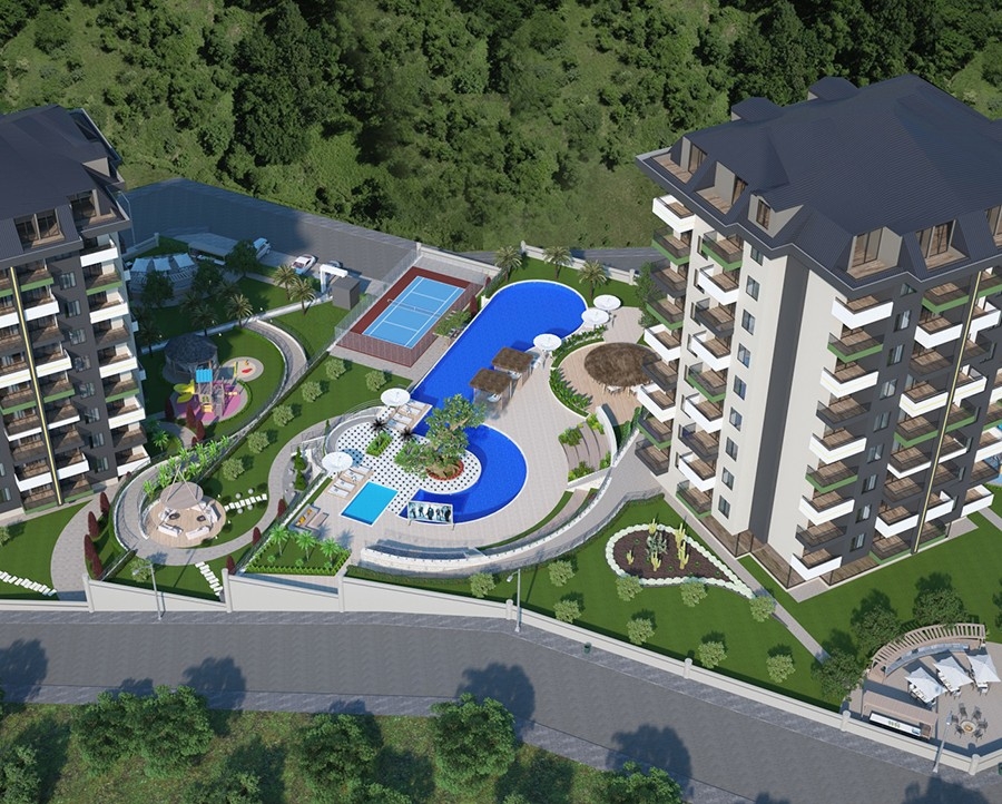 Brand new project in progress in Alanya
