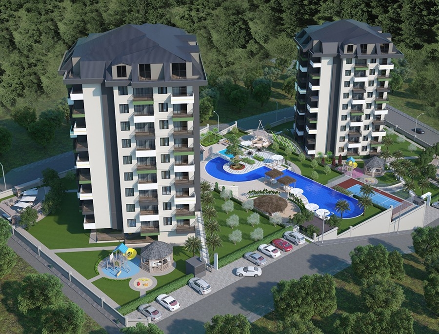 Brand new project in progress in Alanya