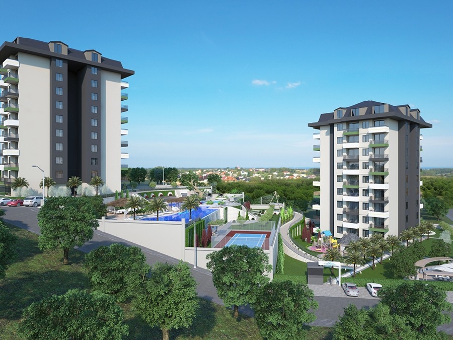 Brand new project in progress in Alanya