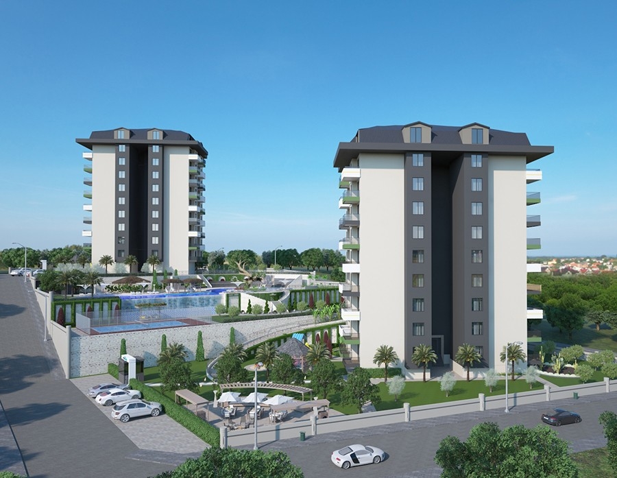 Brand new project in progress in Alanya