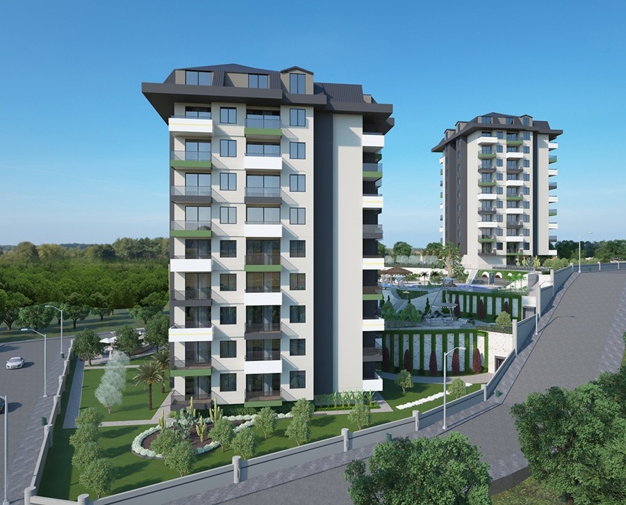 Brand new project in progress in Alanya