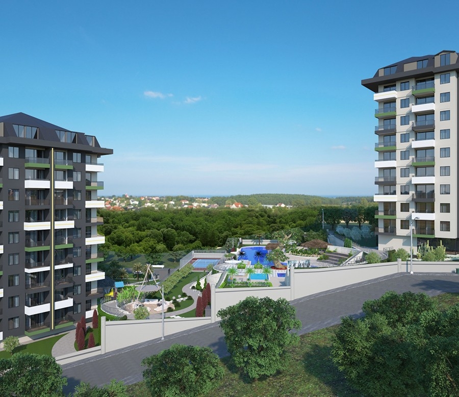 Brand new project in progress in Alanya