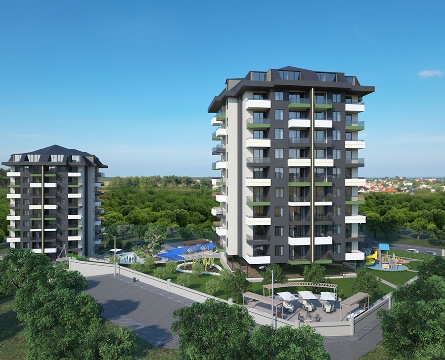 Brand new project in progress in Alanya