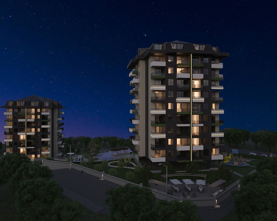 Brand new project in progress in Alanya