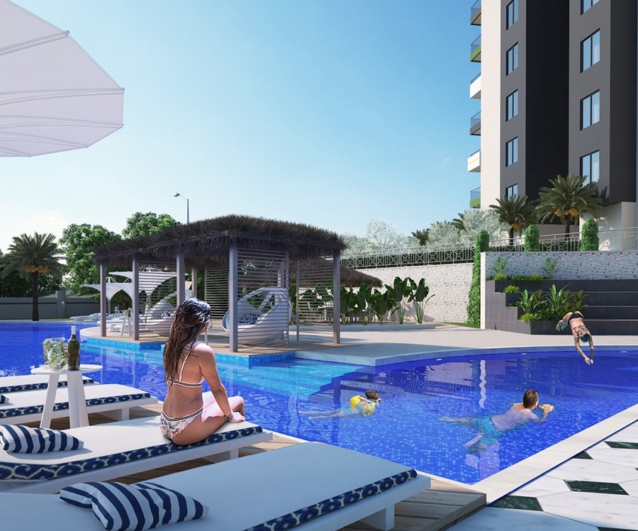 Brand new project in progress in Alanya