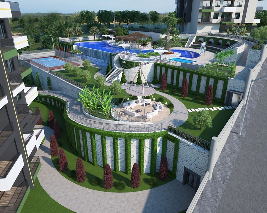 Brand new project in progress in Alanya