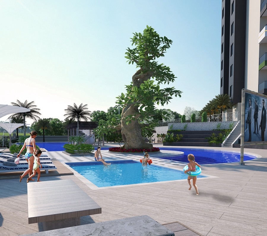 Brand new project in progress in Alanya