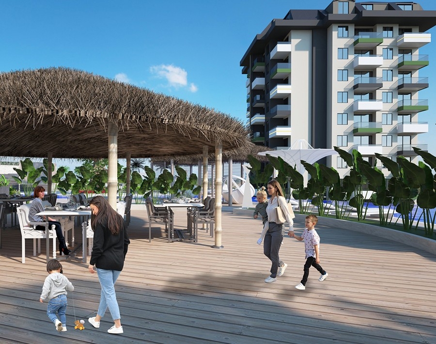 Brand new project in progress in Alanya