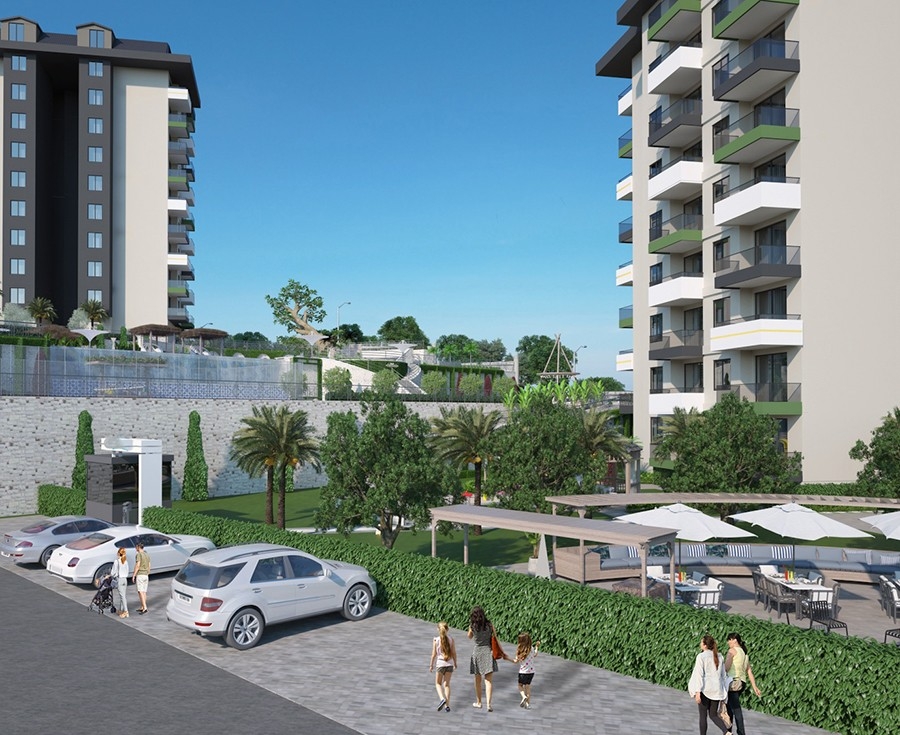 Brand new project in progress in Alanya
