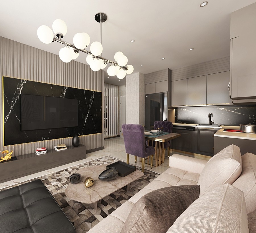 Brand new project in progress in Alanya