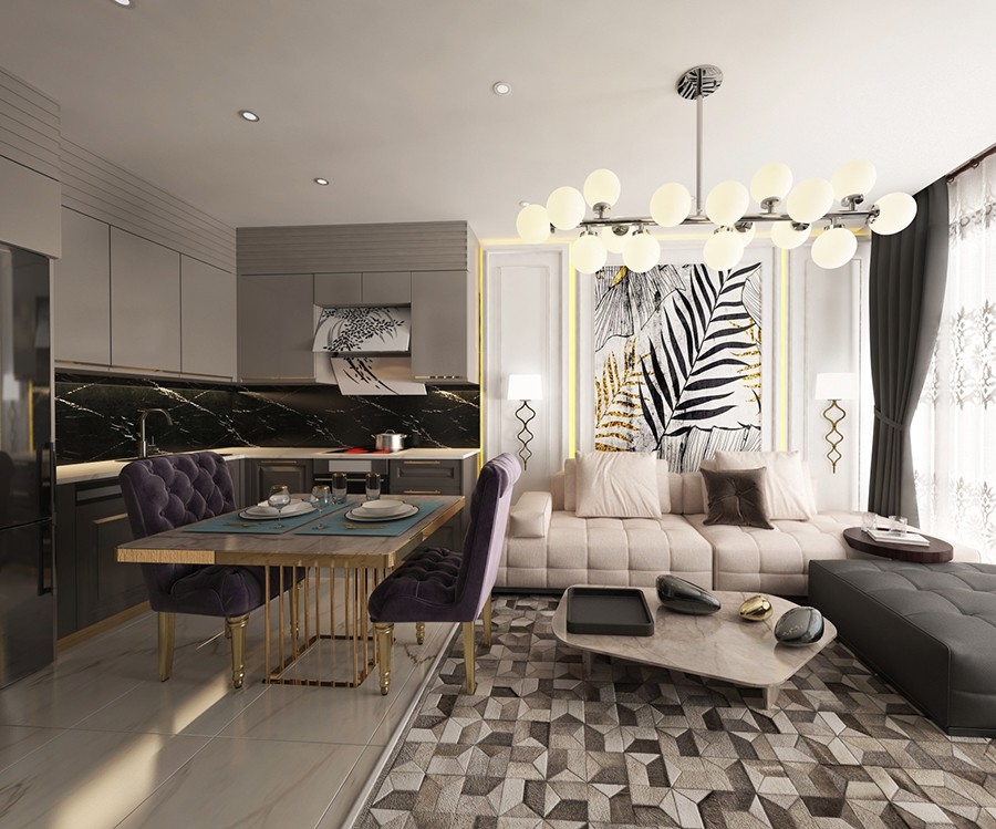 Brand new project in progress in Alanya