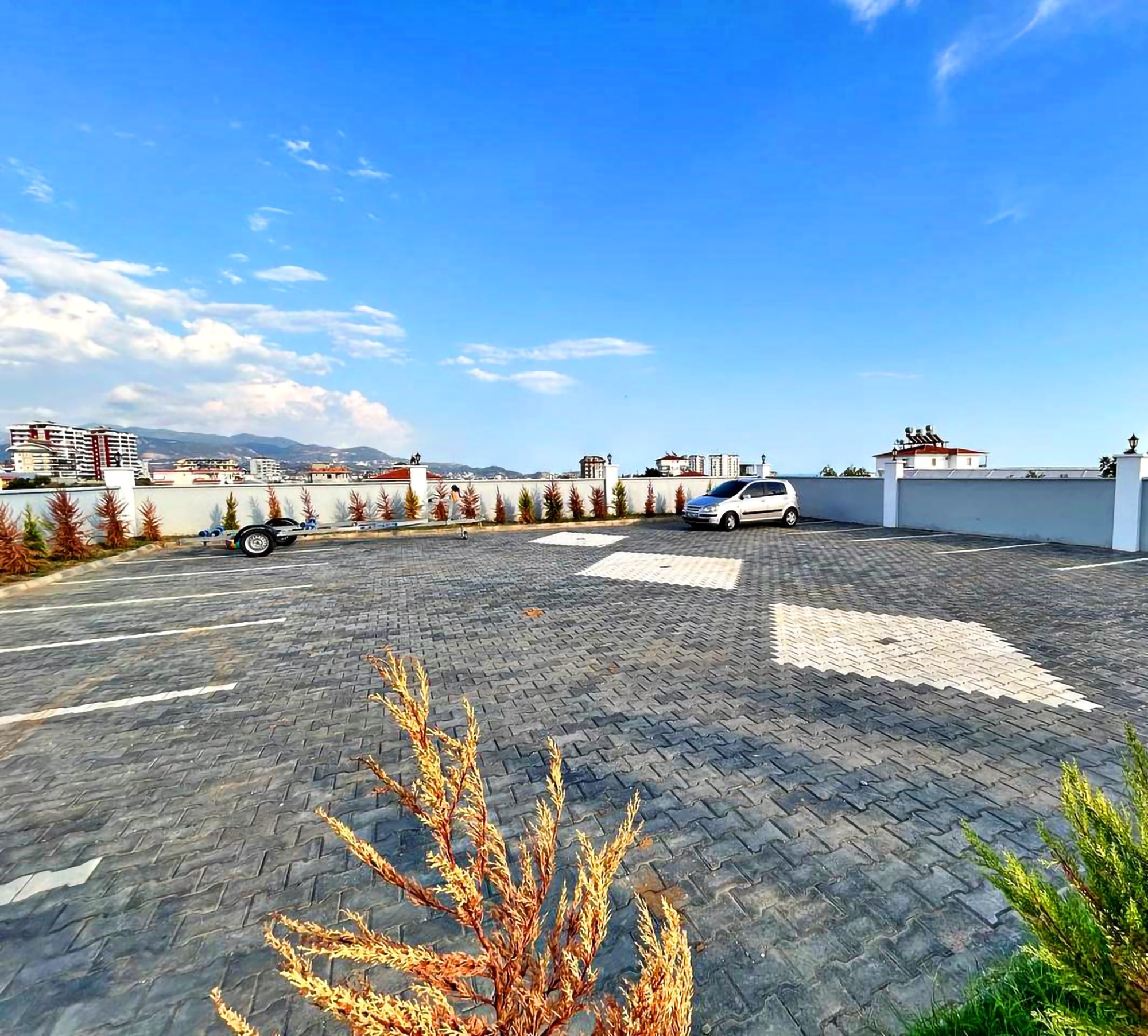 Stilvolle 1+1 Wohnung mit Meerblick und Bergblick, Alanya - Payallar