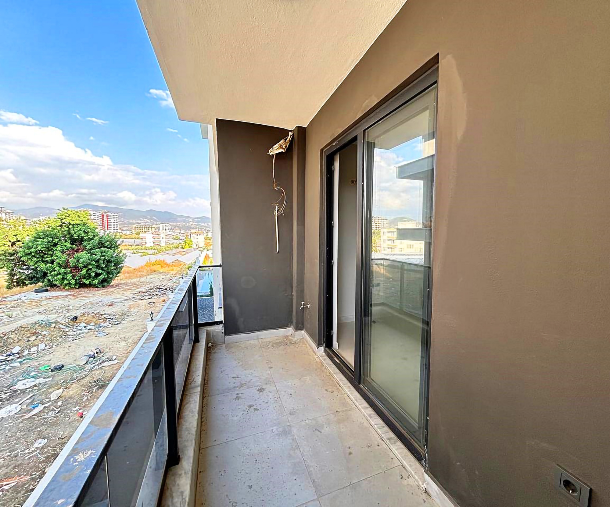 Stilvolle 1+1 Wohnung mit Meerblick und Bergblick, Alanya - Payallar