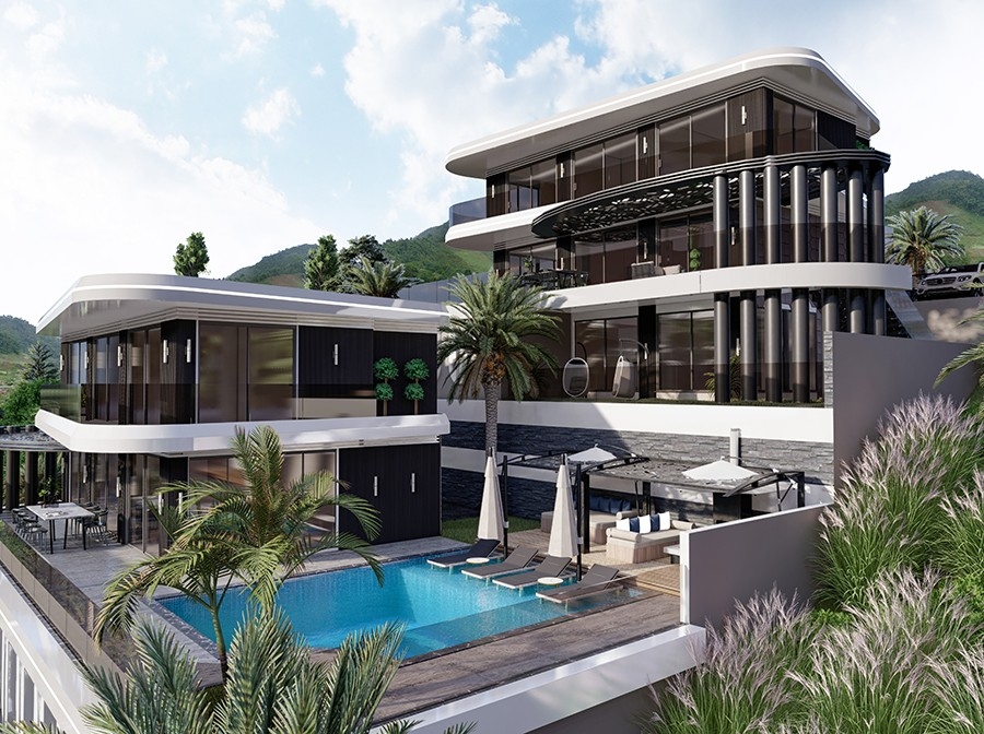 Majestic and high end villa for sale in Alanya