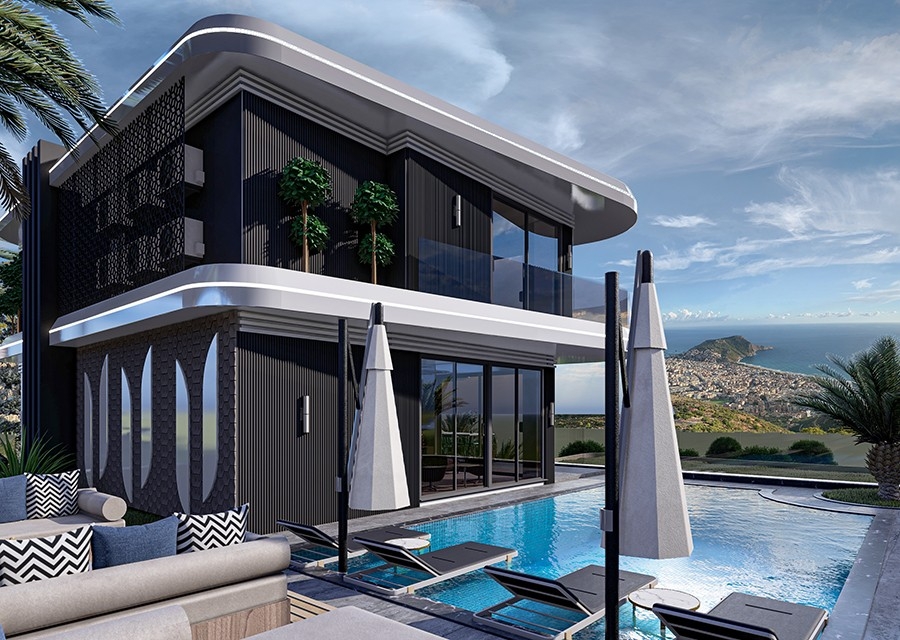 Majestic and high end villa for sale in Alanya
