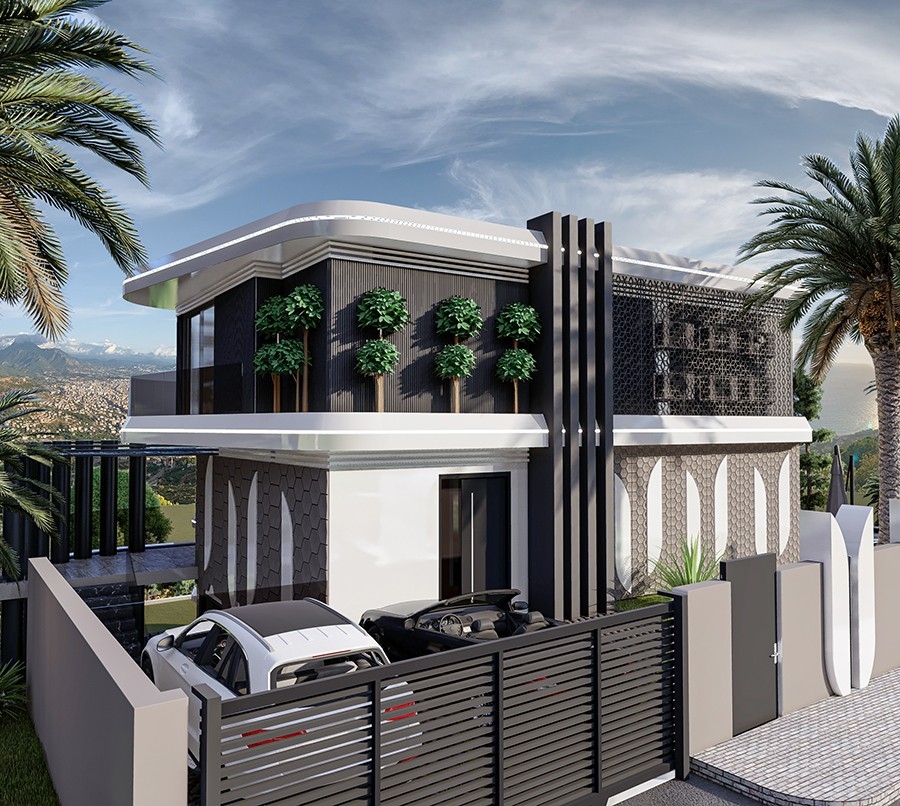 Majestic and high end villa for sale in Alanya