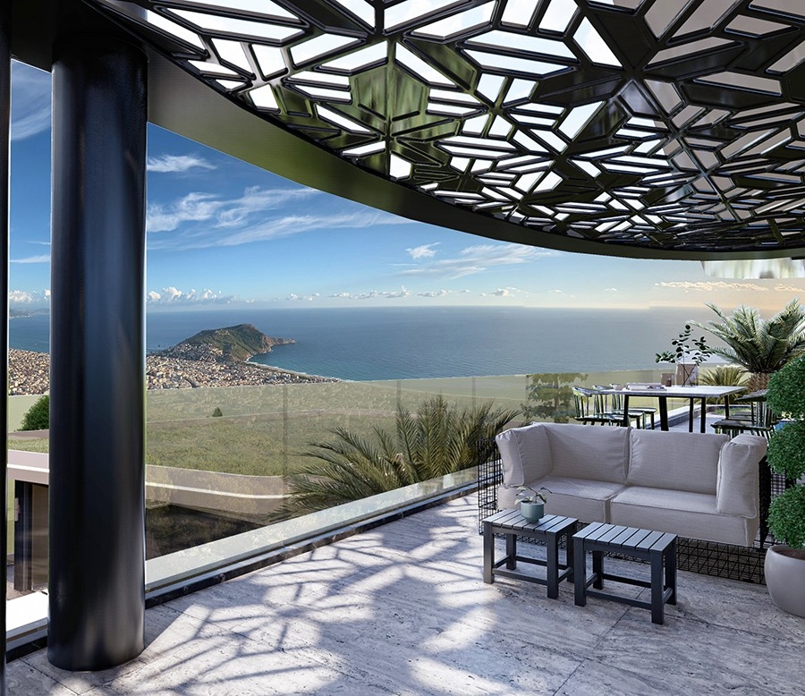 Majestic and high end villa for sale in Alanya