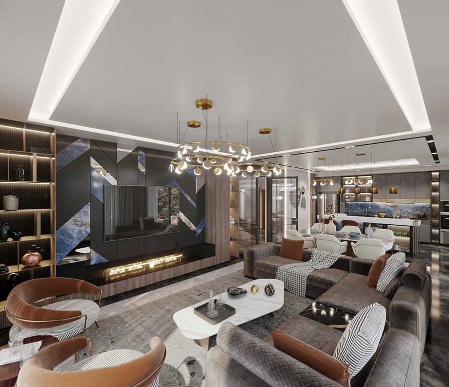 Majestic and high end villa for sale in Alanya