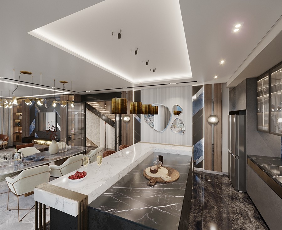 Majestic and high end villa for sale in Alanya