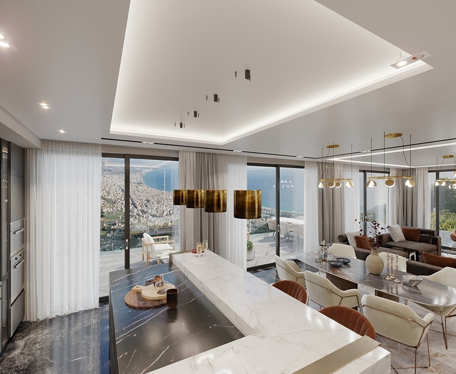 Majestic and high end villa for sale in Alanya