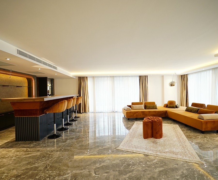 Luksus 6+1 Villa med Hav- og Slotsudsigt, Alanya