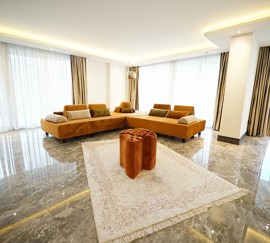Luksus 6+1 Villa med Hav- og Slotsudsigt, Alanya
