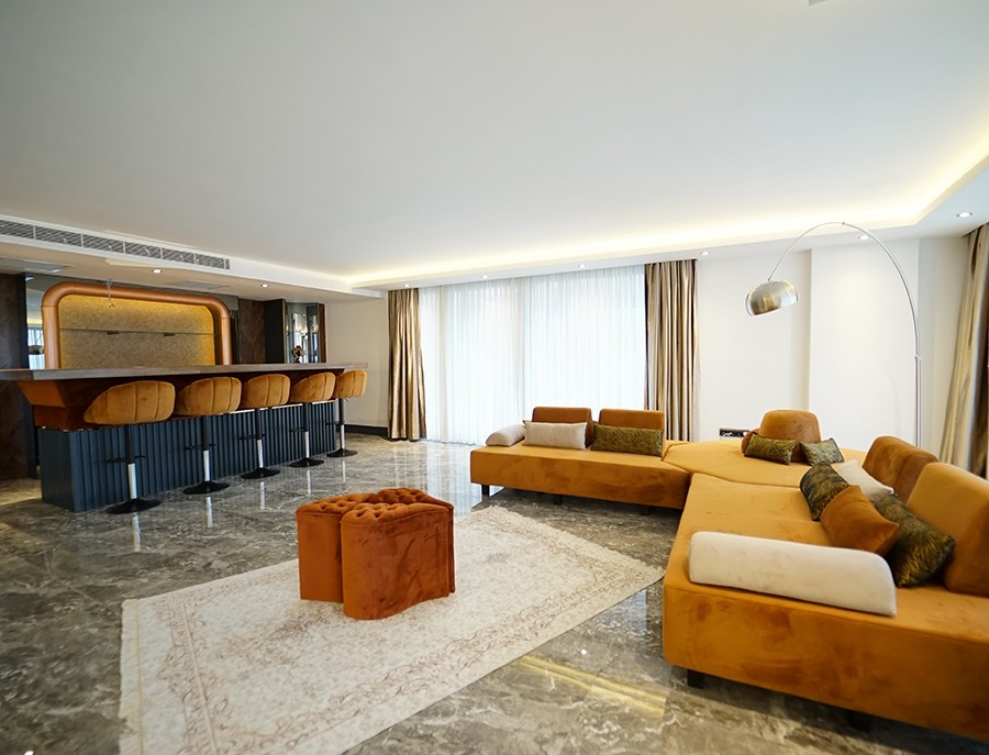 Luksus 6+1 Villa med Hav- og Slotsudsigt, Alanya