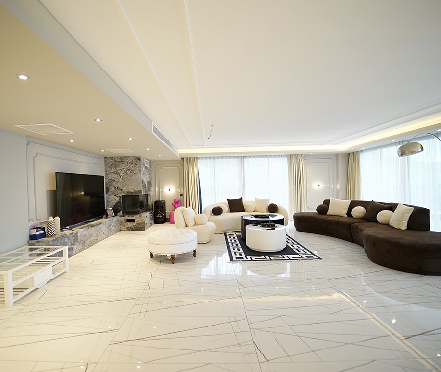 Luksus 6+1 Villa med Hav- og Slotsudsigt, Alanya