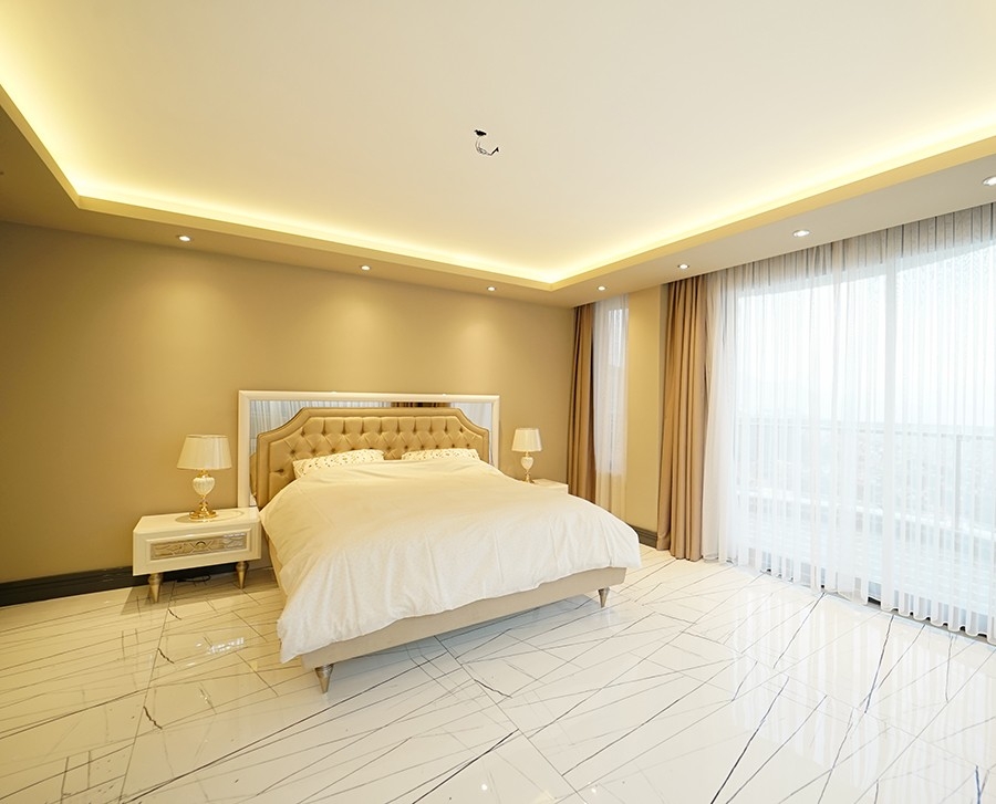 Luksus 6+1 Villa med Hav- og Slotsudsigt, Alanya