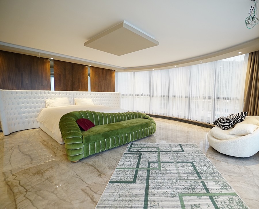 Luksus 6+1 Villa med Hav- og Slotsudsigt, Alanya
