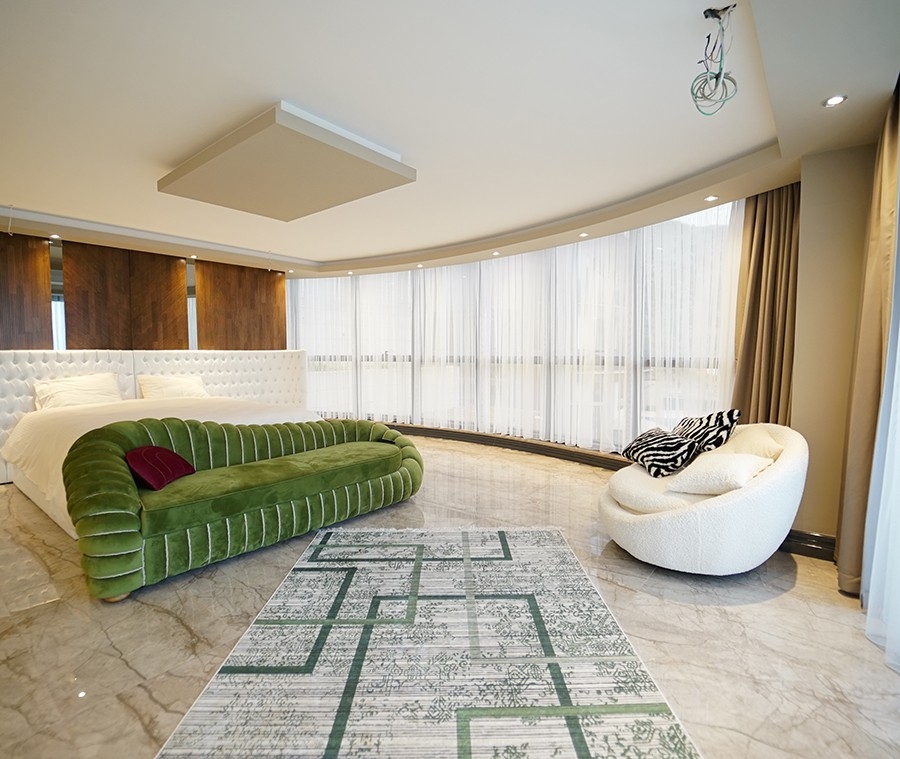 Luksus 6+1 Villa med Hav- og Slotsudsigt, Alanya