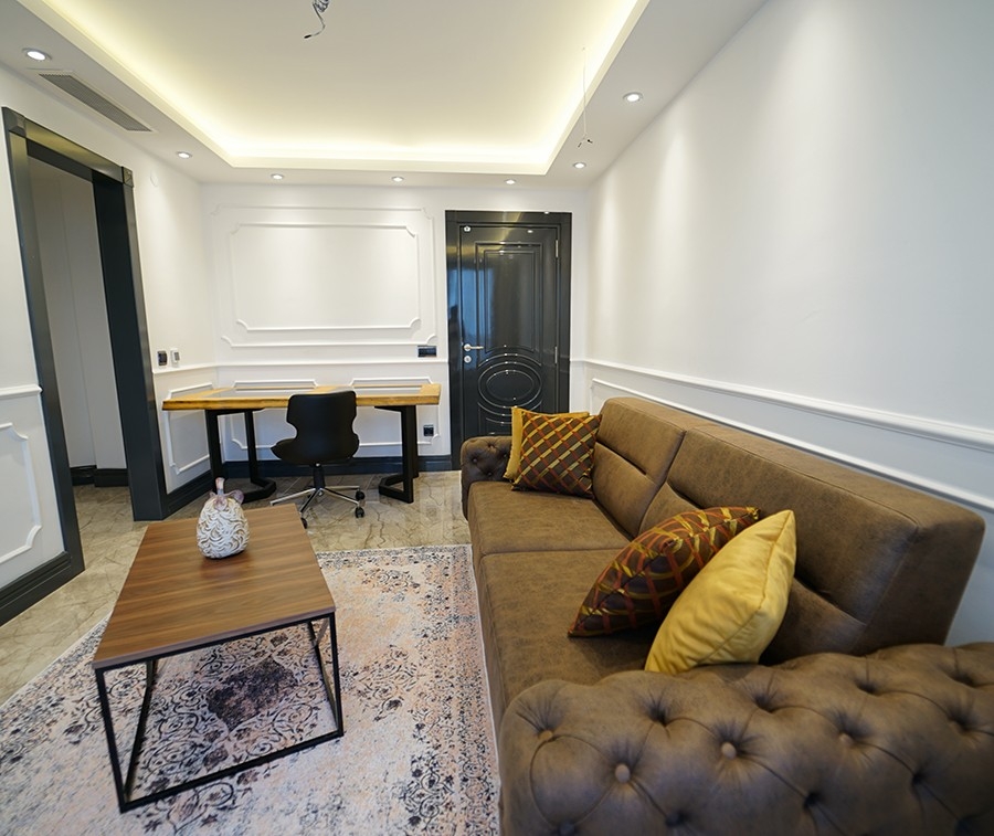 Luksus 6+1 Villa med Hav- og Slotsudsigt, Alanya