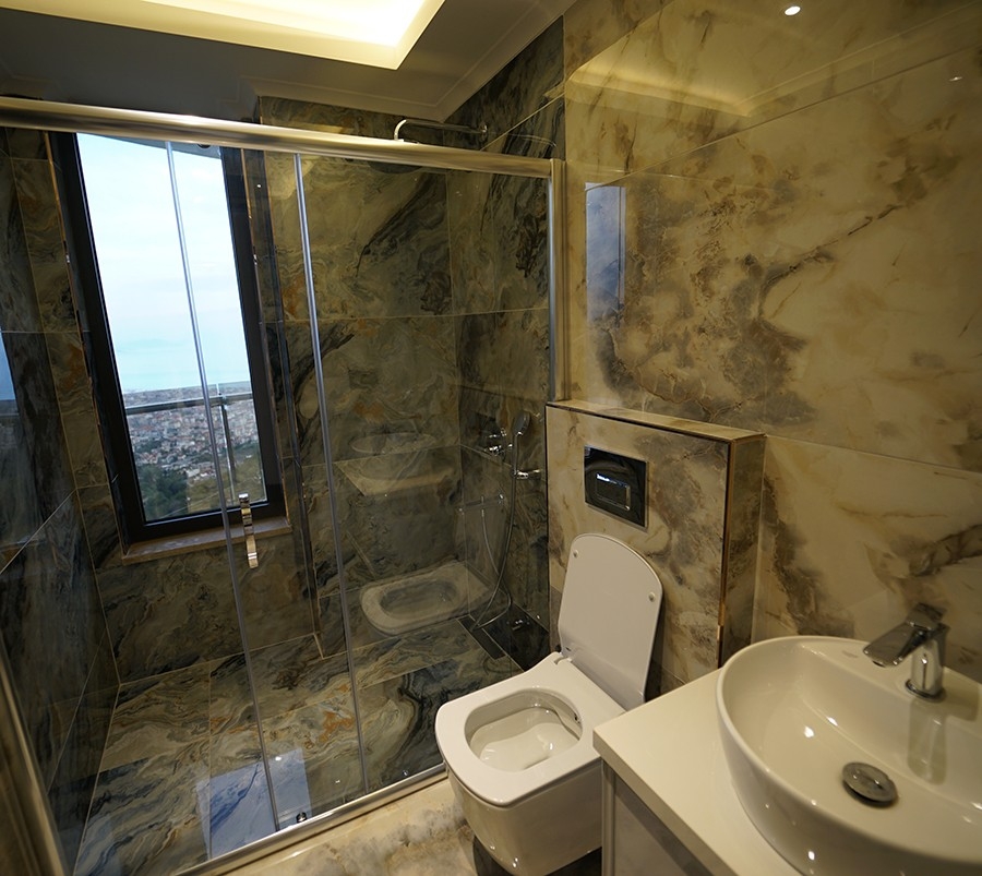 Luksus 6+1 Villa med Hav- og Slotsudsigt, Alanya