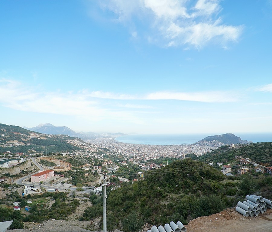 Luksus 6+1 Villa med Hav- og Slotsudsigt, Alanya