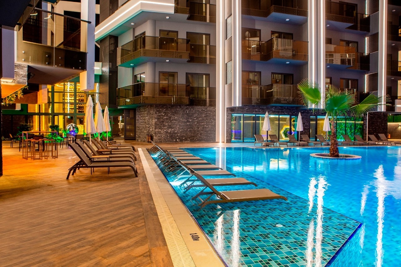 Luxurious apartment in Alanya 350m away from the beach