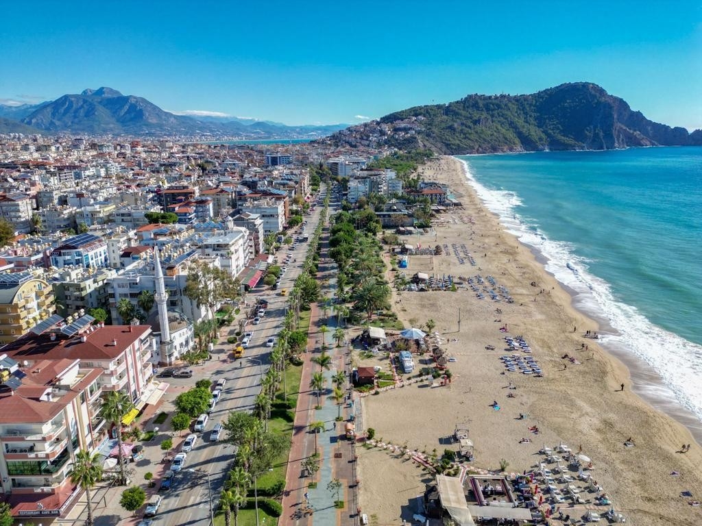 Wonderfully furnished apartment 50m away from the beach in Alanya