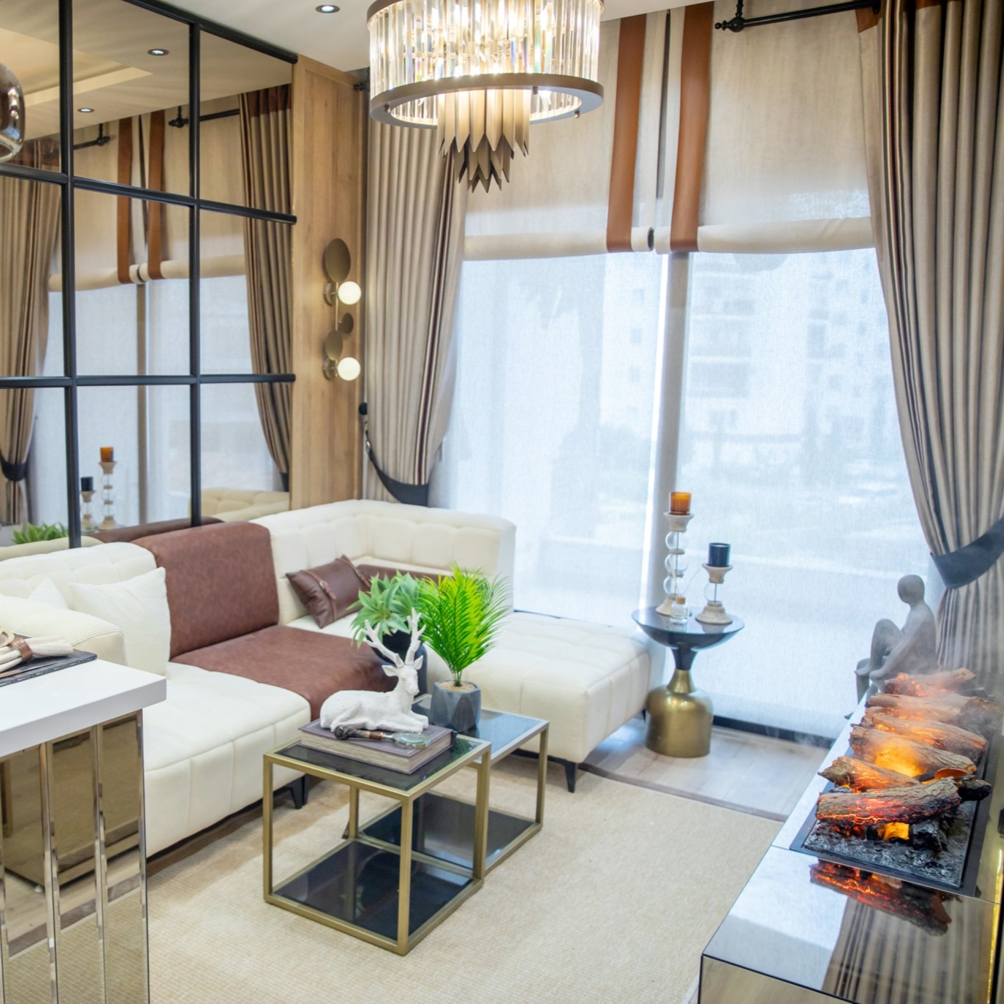 Stunning 1+1 Apartment with Sea and Mountain Views in Mersin Tece