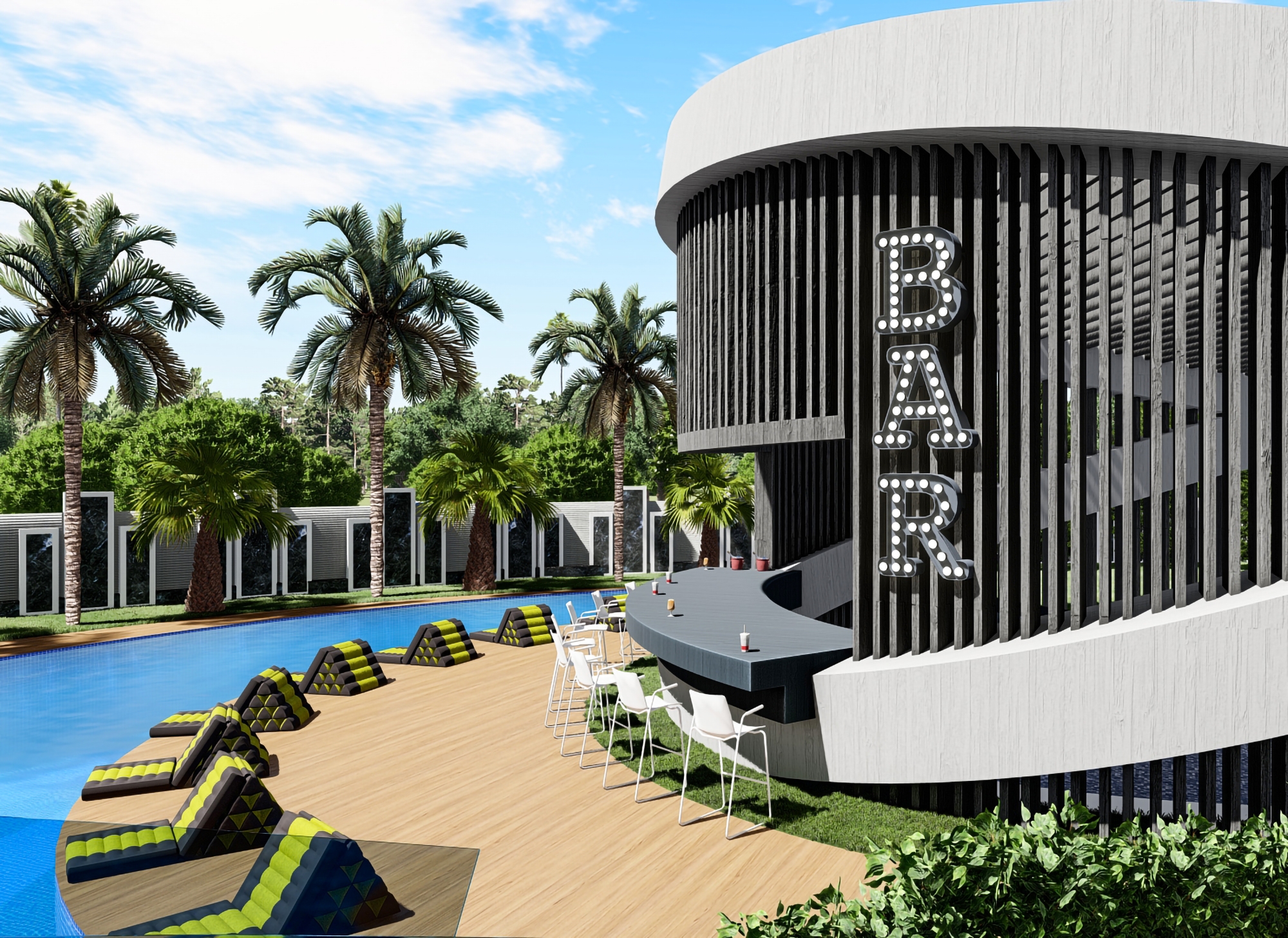Luxuriöses 1+1 Apartment mit Bergblick in Avsallar, Alanya