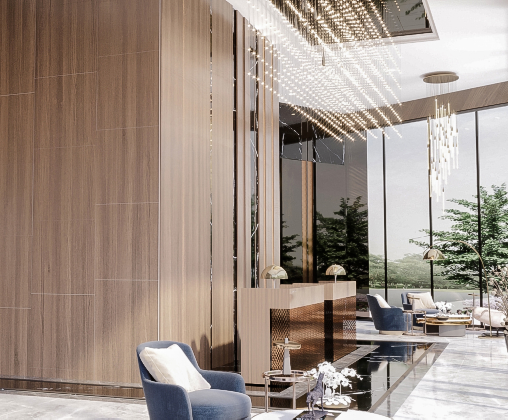 Luxuriöses 1+1 Apartment mit Bergblick in Avsallar, Alanya