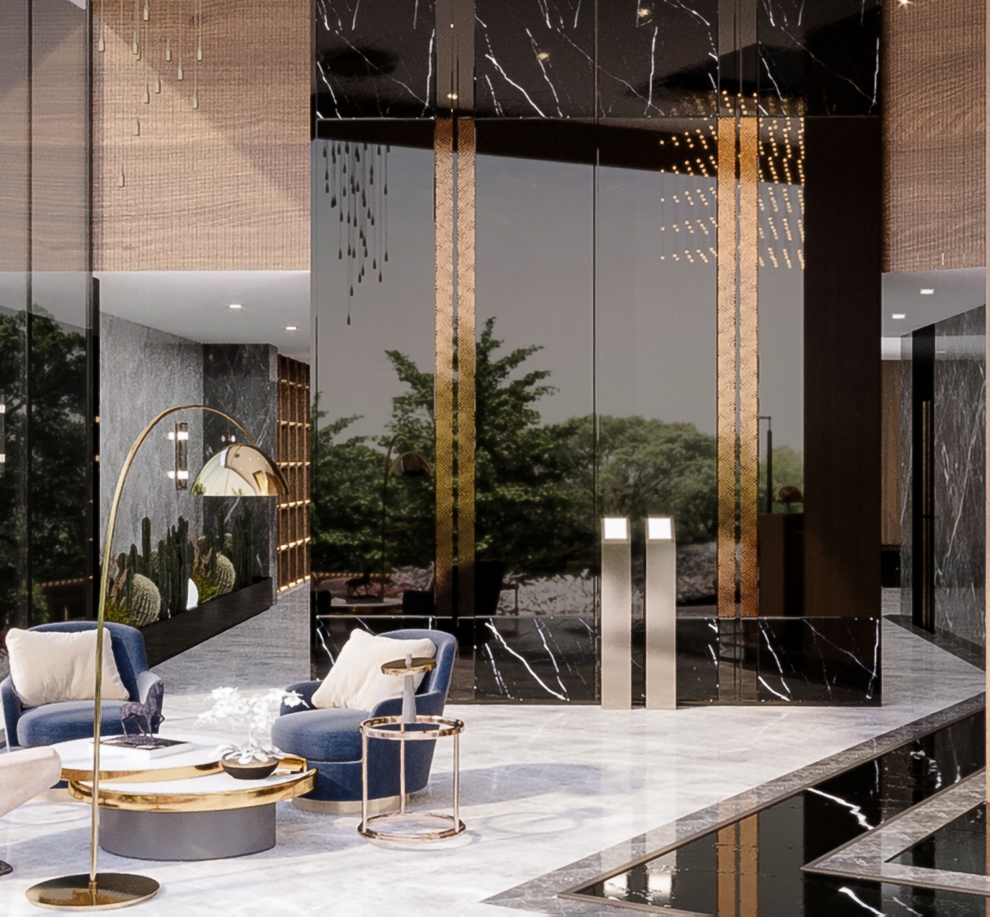 Luxuriöses 1+1 Apartment mit Bergblick in Avsallar, Alanya