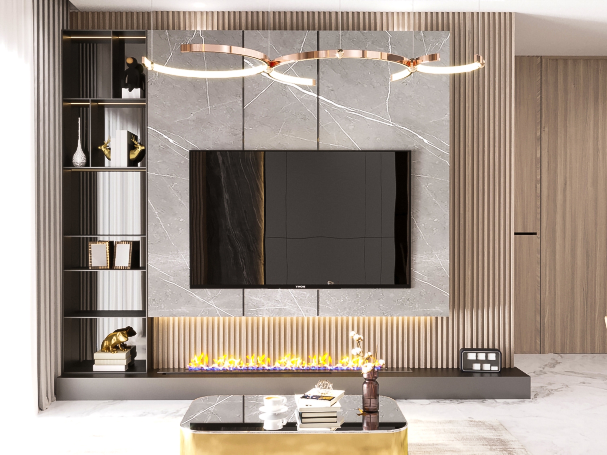 Luxuriöses 1+1 Apartment mit Bergblick in Avsallar, Alanya