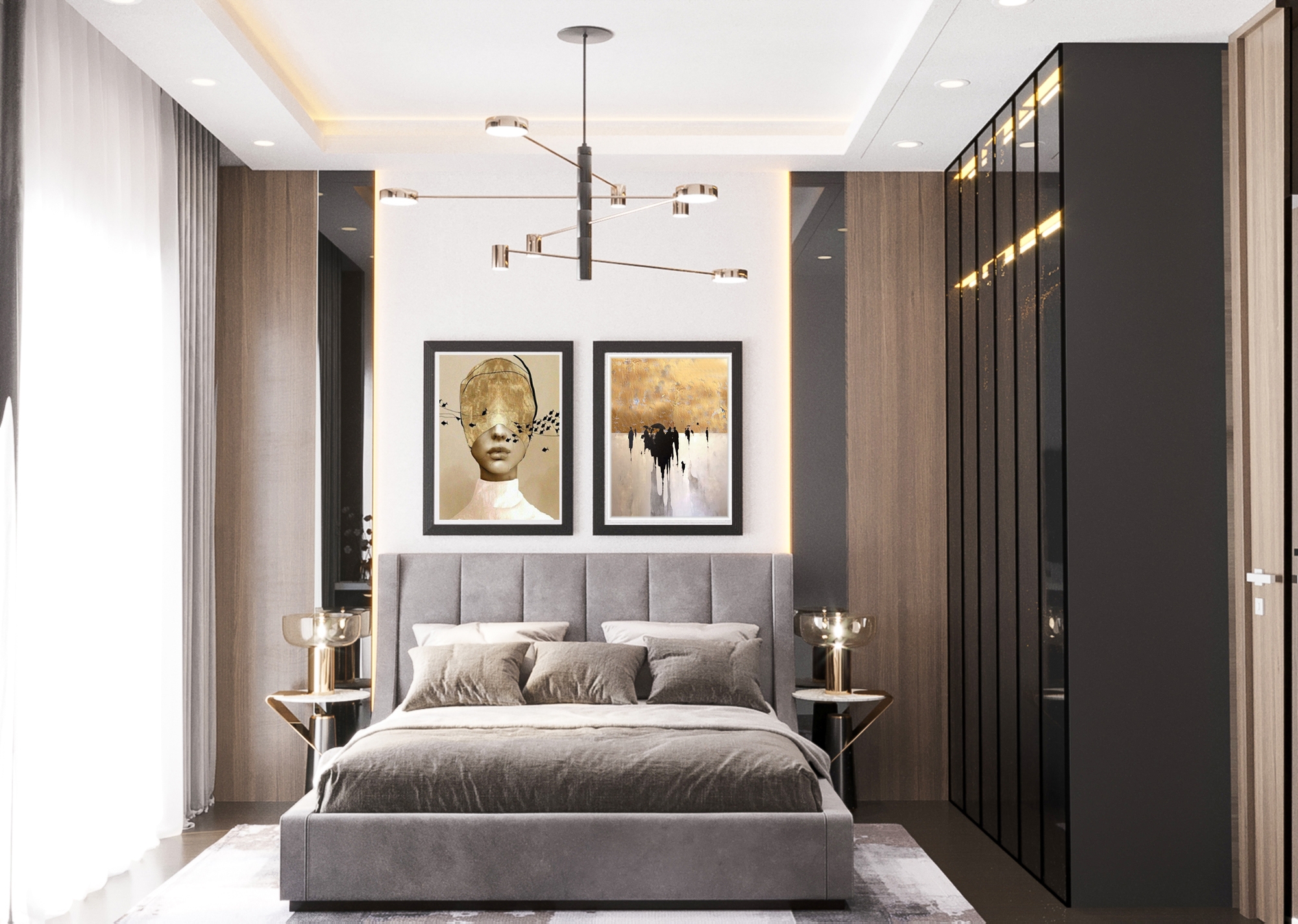 Luxuriöses 1+1 Apartment mit Bergblick in Avsallar, Alanya