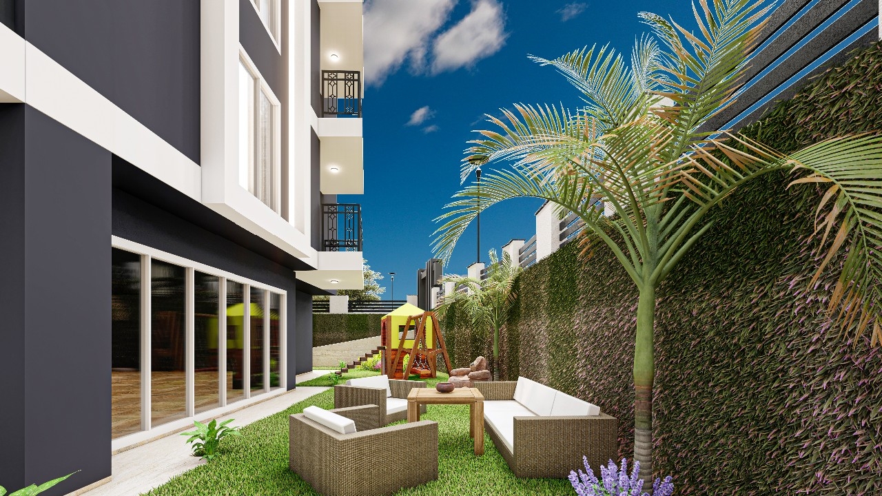 1+1 Apartment with Castle and Mountain Views, Alanya - Mahmutlar