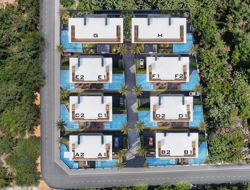 Luksus 3+1 Villa med Hav, Slot og Bjergudsigt i Alanya, Oba