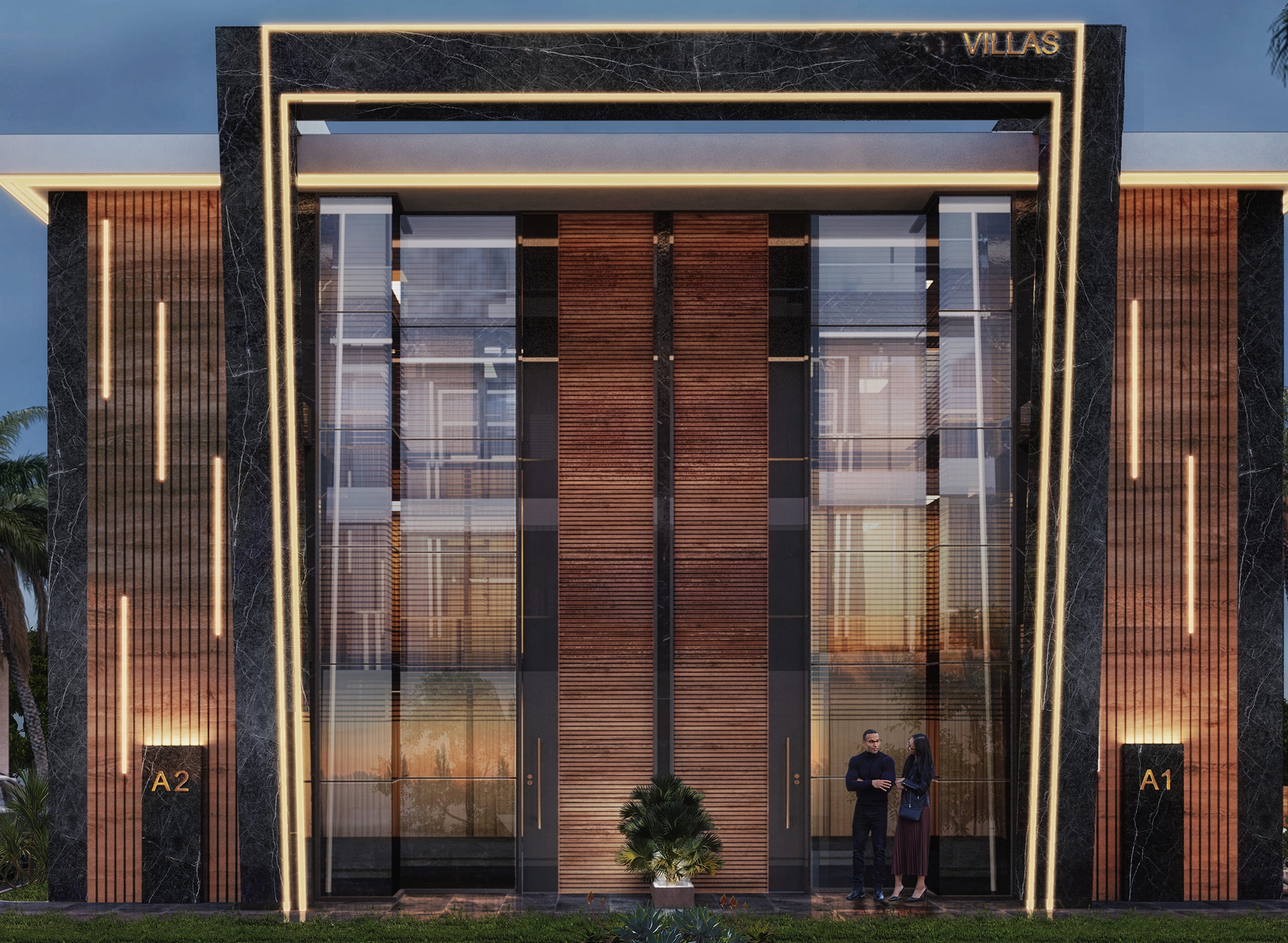 Luksus 3+1 Villa med Hav, Slot og Bjergudsigt i Alanya, Oba
