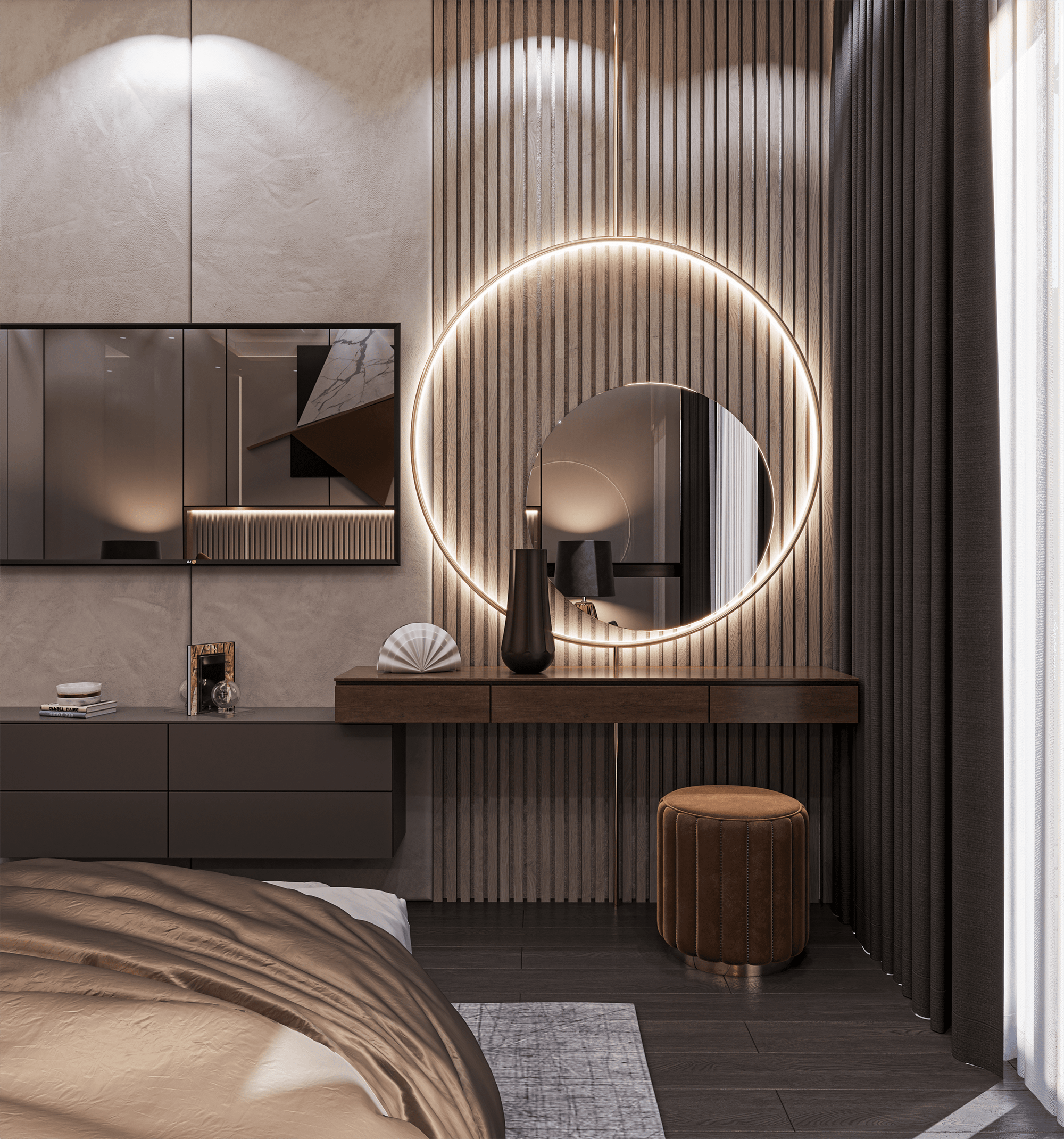 Luksus 3+1 Villa med Hav, Slot og Bjergudsigt i Alanya, Oba