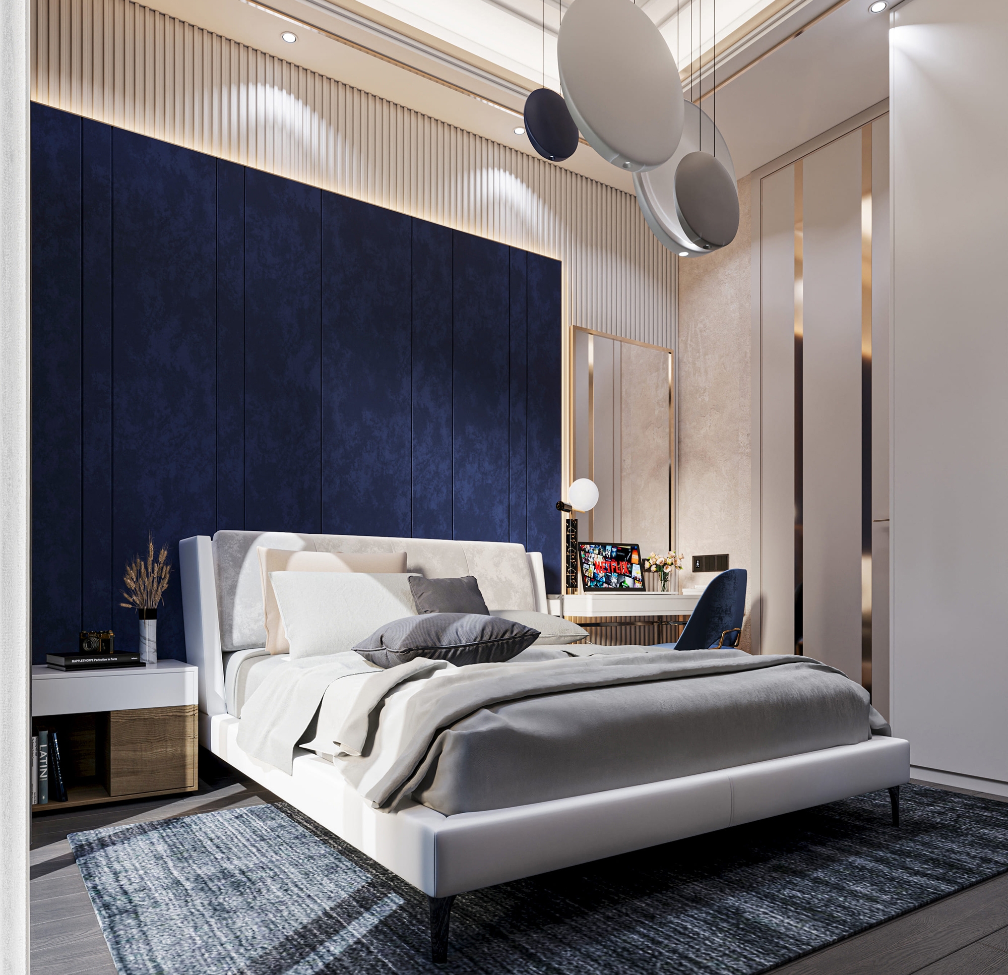 Luksus 3+1 Villa med Hav, Slot og Bjergudsigt i Alanya, Oba