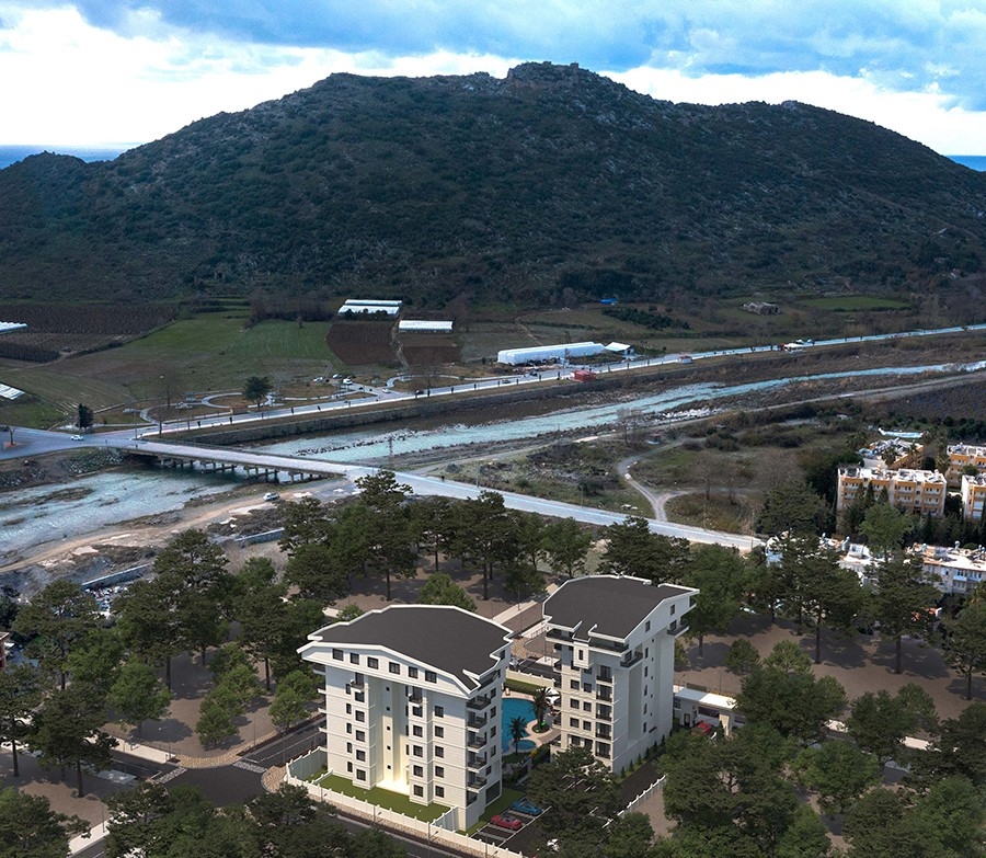 Uniquely new project in Alanya